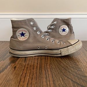 Men's 8.5, (Women's 10.5) Charcoal Converse Chuck Taylor All Star Core Hi